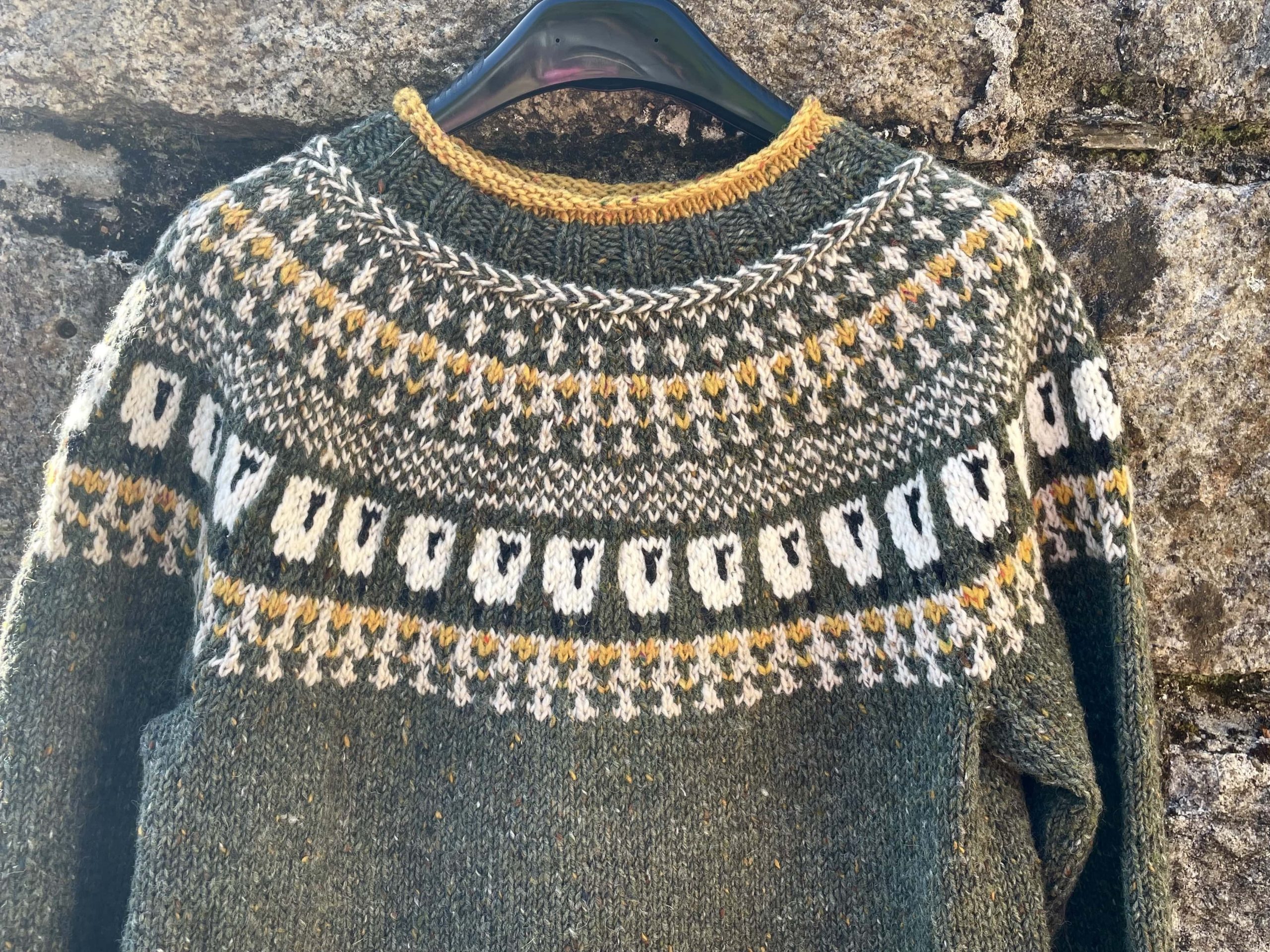 Green Sheep Lopapeysa Sweater