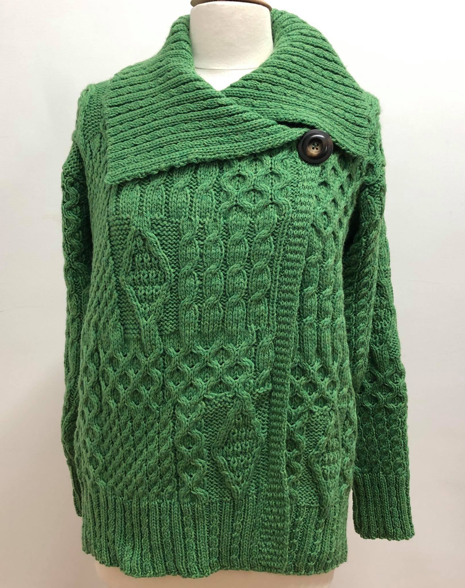 One Button Chunky Cardigan
