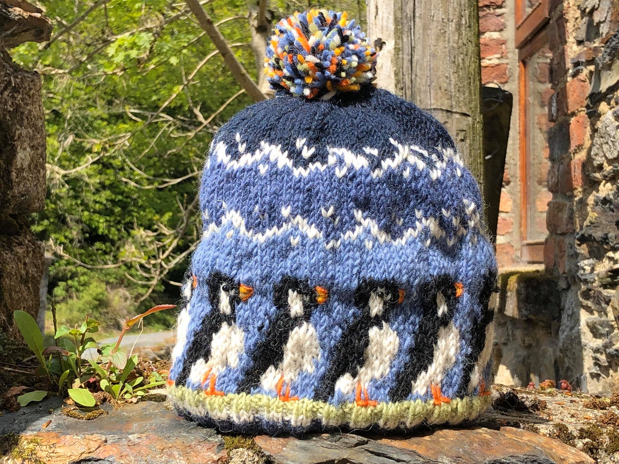 Puffin Beanie with Bobble
