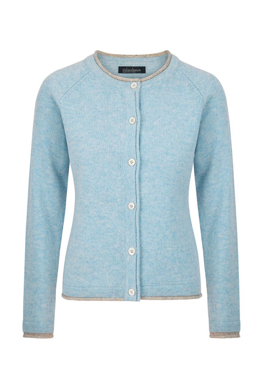 Killiney Cardigan in Pale Blue