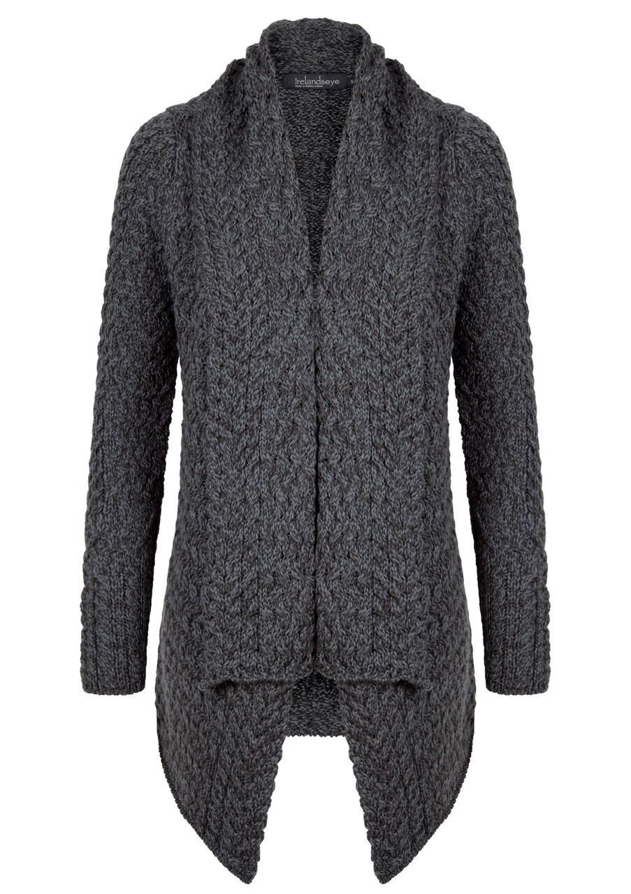 Waterfall Cardigan in Steel