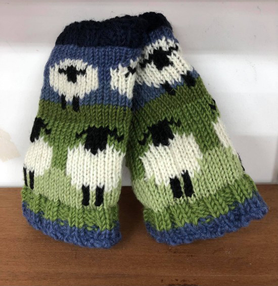 Flock of Sheep Wrist Warmers