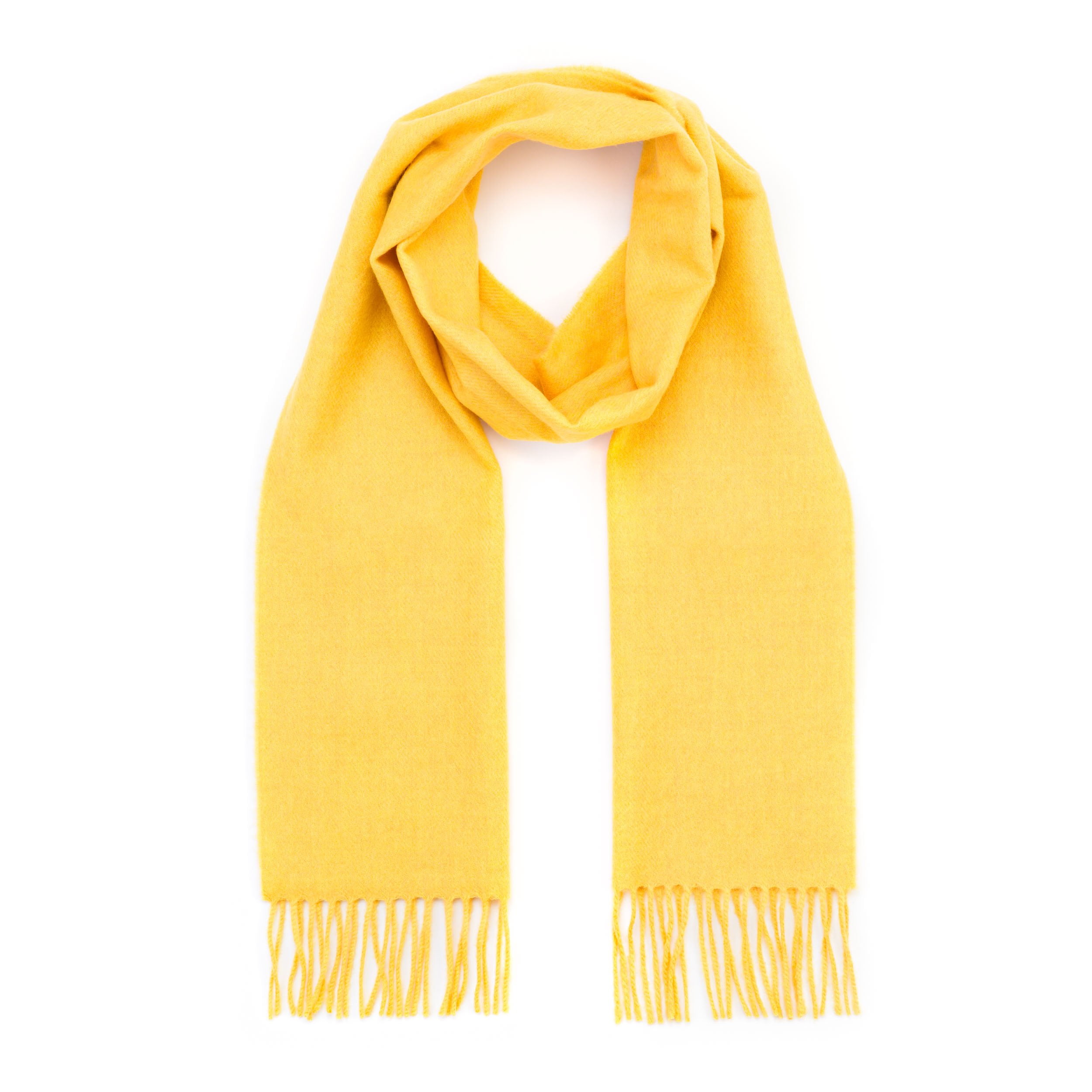 Merino Scarf in Sunshine Yellow