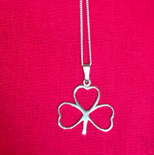 Cut Out Shamrock Pendant