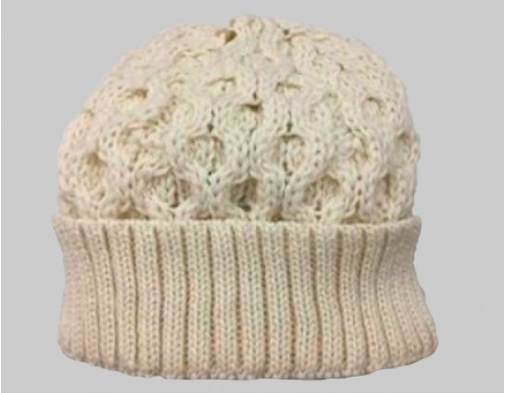 Wool Beanie in White