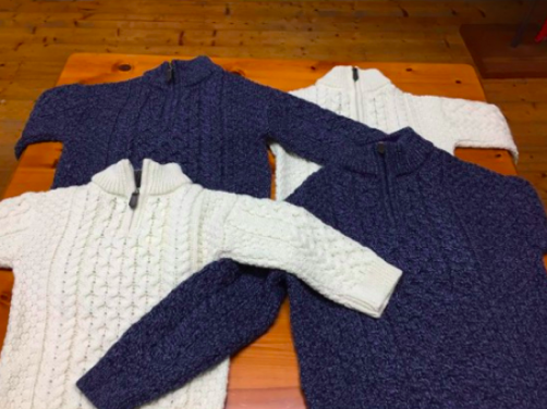 Half Zip Childs Sweater