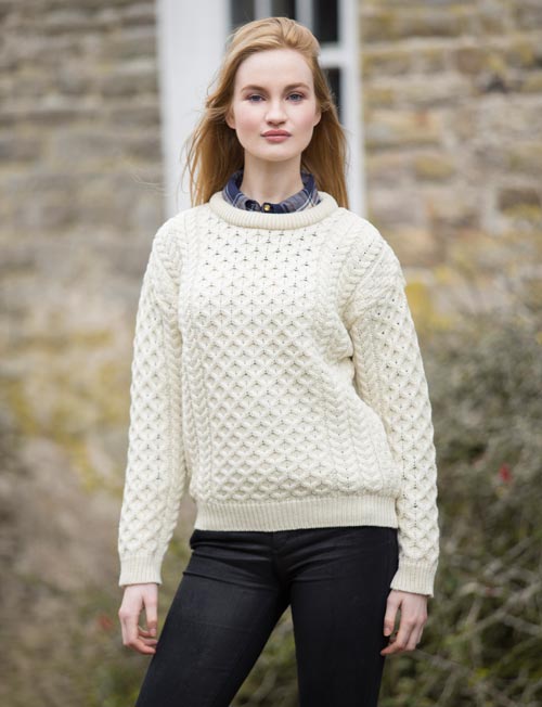Merino Crew Neck in Natural