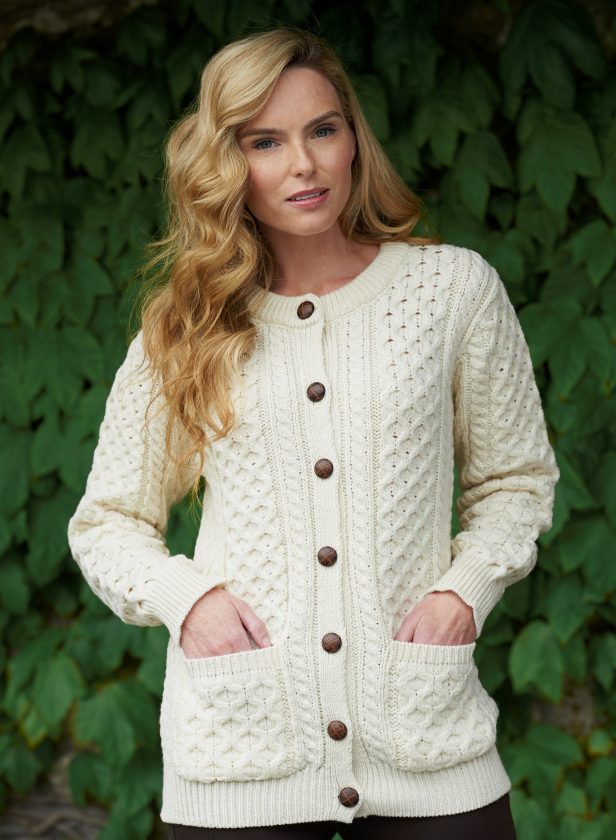 Round Neck Button Cardigan