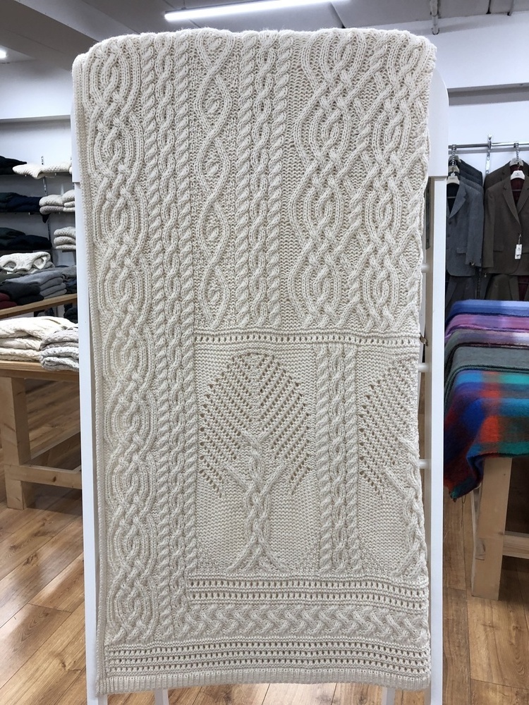Merino Blanket in Natural