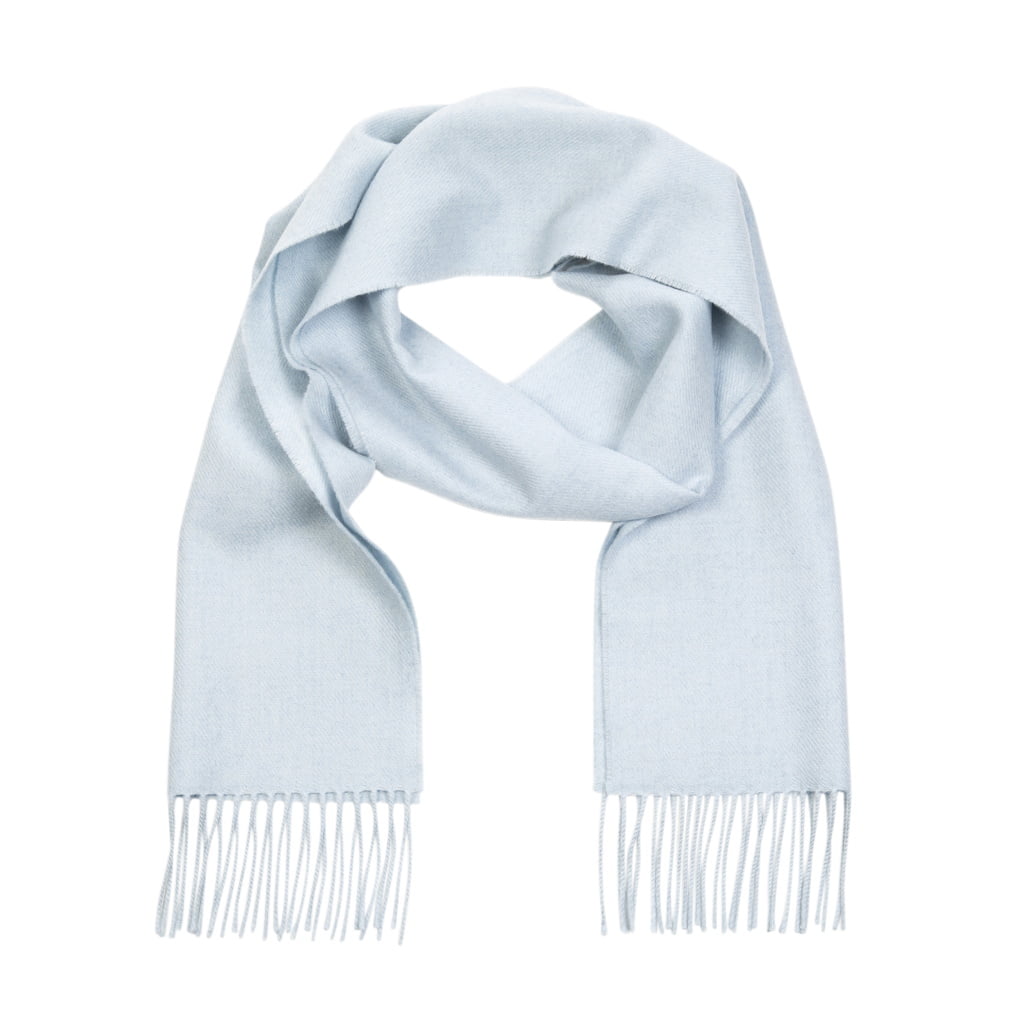 Merino Scarf in Light Blue