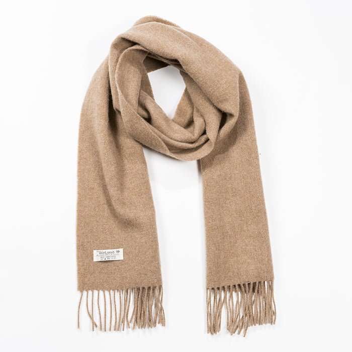 Lambswool Scarf in Camel