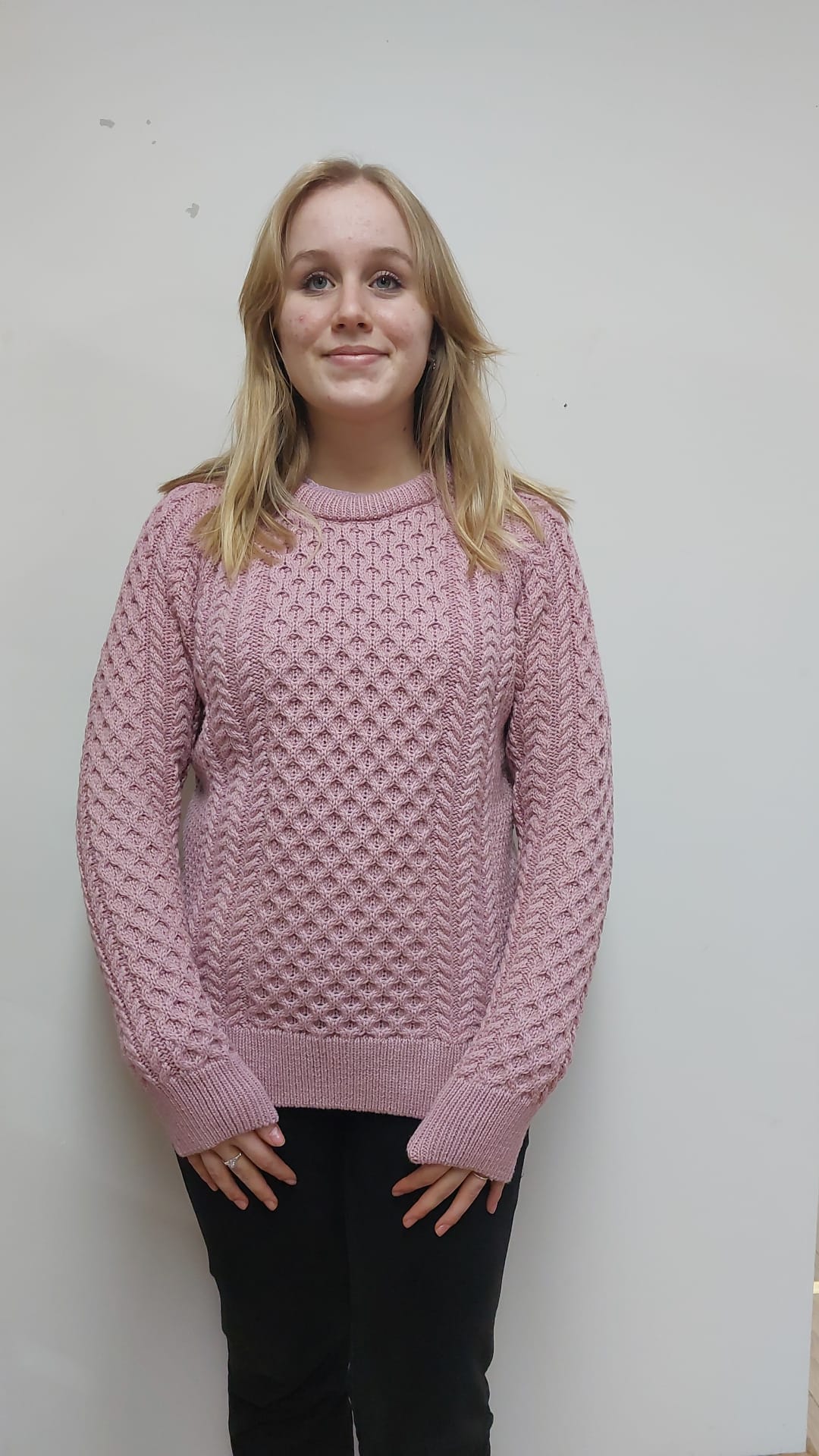 Merino Sweater in Pink