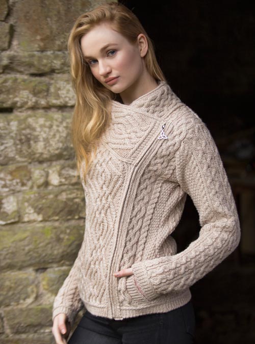 Biker Jacket in Parsnip