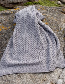Grey Super Soft Throw